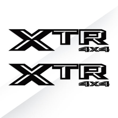 XTR 4x4 Bed Vinyl Decals Pair for Musclecar Truck 2017