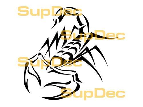 Scorpion Vinyl Art Wall  Window Bathroom Sticker Decal  #17
