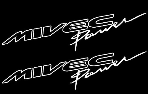 Mivec Power Universal Vinyl Decal Sticker for Mitsubishi Lancer Evolution