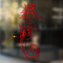Seahorse Outline Style Universal Vinyl Decal Sticker_2