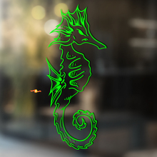 Seahorse Outline Style Universal Vinyl Decal Sticker_3