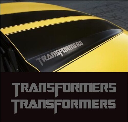Camaro Ss Autobot Transformers Edition Hood Decals Stickers Bumblebee
