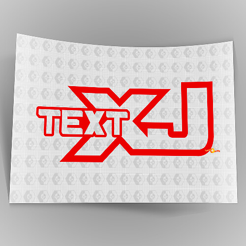 Autocollant en vinyle personnalisé Décalque Sentiers tout-terrain Escalade de rochers 4x4 pour Jeep Cherokee XJ