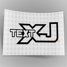 Autocollant en vinyle personnalisé Décalque Sentiers tout-terrain Escalade de rochers 4x4 pour Jeep Cherokee XJ 3