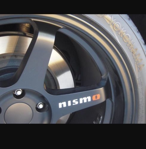 Nismo Style Rim Vinyl Decal Stickers Set of 5