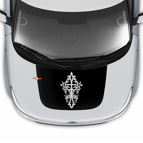 Hood Decal Wrap Vinyl Decals Stickers for Kia Soul 51
