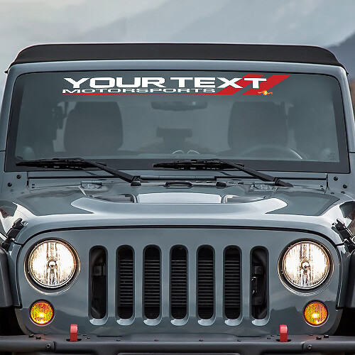 Mopar Motorsport Windshield Vinyl Decal Sticker