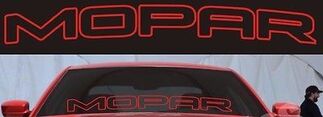 MOPAR DODGE HEMI Vehicle Windshield Sticker Vinyl Decals Graphics Letters