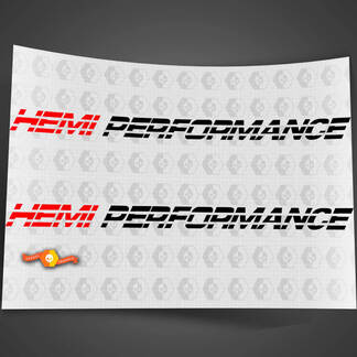 HEMI PERFORMANCE Hood Decal Sticker Fits Dodge Ram 5.7L V8 1500 2500 18inch X 1inch