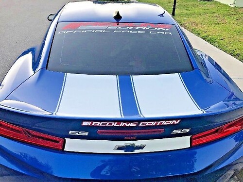 2018 Redline Edition Stickers Decals For Silverado, Camaro, Cruze, Malibu, Colorado, Trax
