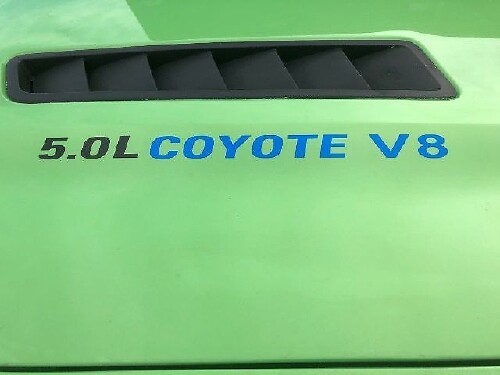 2x 5.0L COYOTE V8 Hood sticker decals emblem Ford F150 Boss Mustang 1