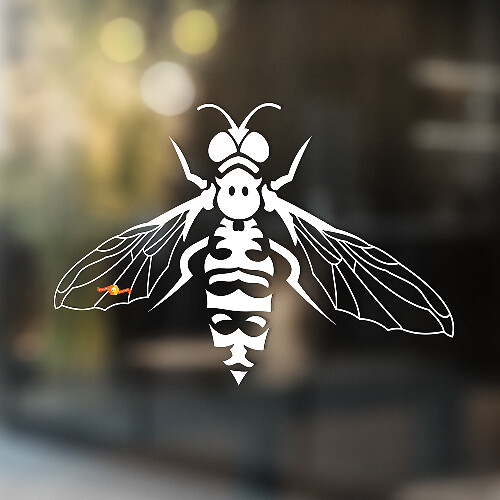 Wasp Universal Vinyl Decal Sticker