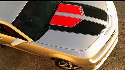 CHEVY CAMARO SS ANNIVERSARY FACTORY STRIPE GRAPHIC Sticker Decal KIT 2010 2011 2012 2013
