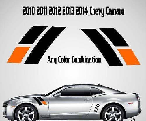  45th Anniversary Fender Stripes Vinyl Decal For Chevrolet Camaro SS 2010-2014