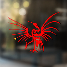 Crane Tribal Style Universal Vinyl Decal Sticker_3