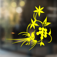 Bird and Berries Universal Vinyl Decal Sticker_4