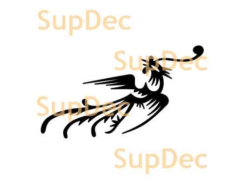 Bird Vinyl Art Wall Window Bathroom Sticker Decal removable #7
