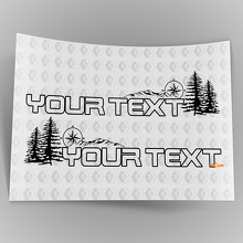 Pair Jeep Wrangler Renegade Off Road Vinyl Hood Stickers Decals
 4