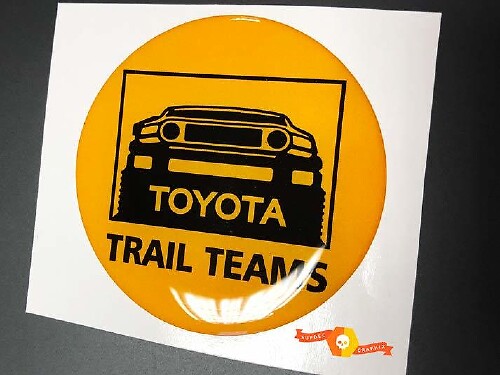 Toyota Trail Teams Universal Badge for Toyota FJ Cruiser