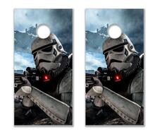 Stormtrooper Cornhole Board Game Sticker Decal VINYL WRAPS with LAMINATED
 2