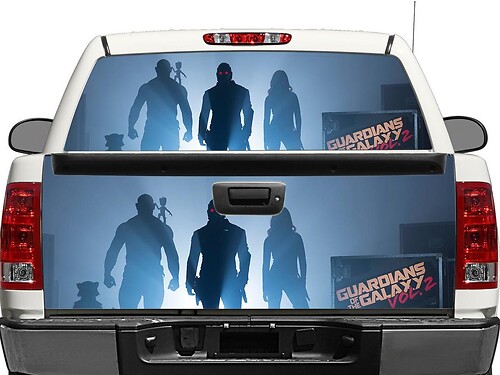 Guardians of the Galaxy Rear Window or Tailgate Vinyl Decal for Trucks & SUVs