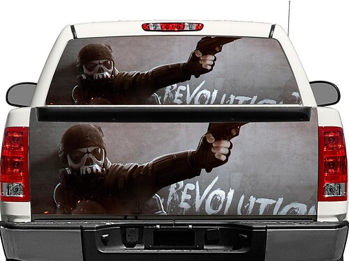 Homefront Revolution Rear Window or Tailgate Vinyl Decal for Pick-up Trucks SUVs