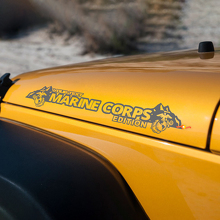 Marine Corps Mountains Edition Hood Stickers Decals for Jeep wrangler hoods
 2