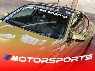 BMW Motorsports new Windshield banner vinyl decals stickers