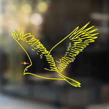 Flying Prey Bird Universal Vinyl Decal Sticker_4