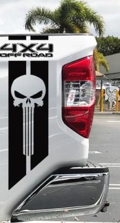 Toyota TRD Tundra Punisher 4x4 off road Racing Decals Vinyl Sticker Decal Stripe