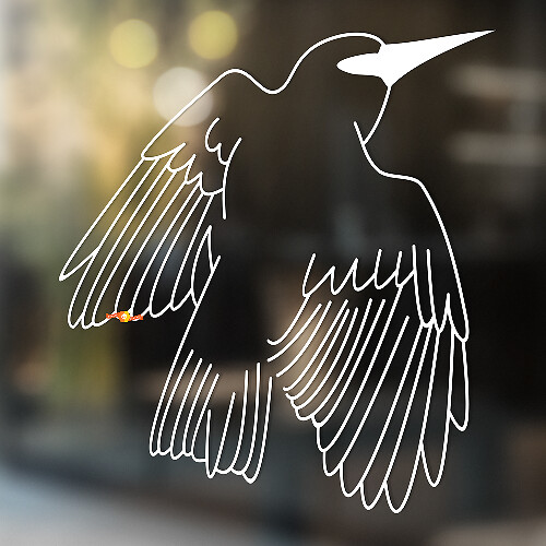 American Crow Universal Vinyl Decal Sticker