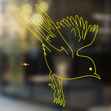 Sparrow Bird Universal Vinyl Decal Sticker_4