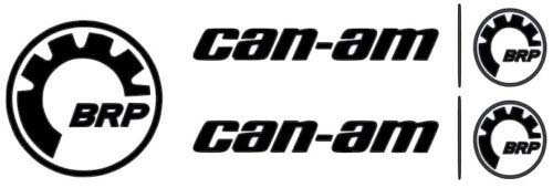 Can-Am Logo Vinyl Decal Kit with BRP Sticker