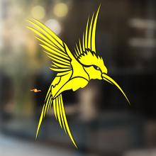 Flying Hummingbird Universal Vinyl Decal Sticker_4