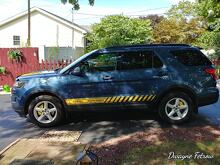 Vinyl decal sticker stripes for Musclecar Explorer 2010 2011 2012 2013 2015 2016 2018 2