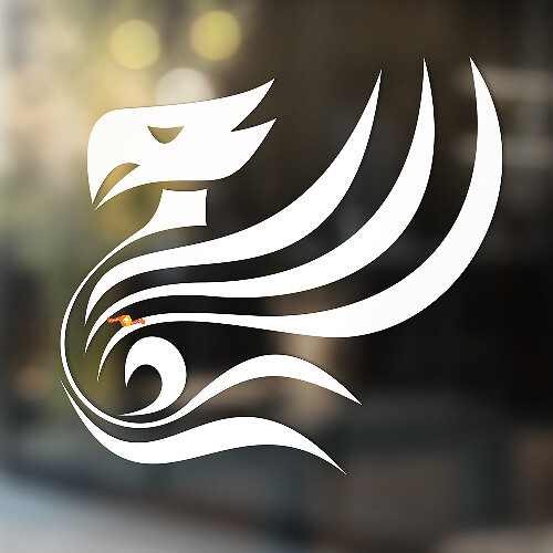 Eagle Tribal Style Universal Vinyl Decal Sticker