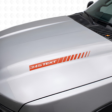345 Hemi Style Custom Hood Stripes Vinyl Decals for Dodge Ram & Charger_4