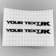 Jeep JK "Wrangler JK" side Fender Body Sticker Decal Pair (2017 oem style)
_3