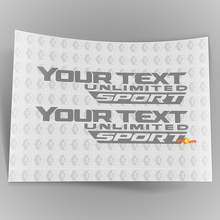 Unlimited Sport Side Vinyl Decal Sticker for Jeep Wrangler_2