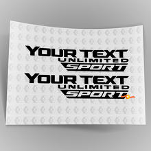 Unlimited Sport Side Vinyl Decal Sticker for Jeep Wrangler_3