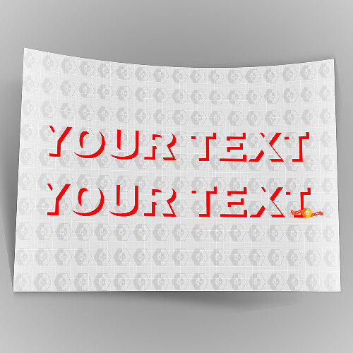 Pair of Jeep Cherokee Shadow Hood decals stickers