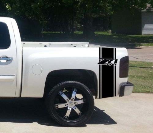 Custom Truck Chevrolet Z71 4x4 Bed Stripe Sticker Decal Set of (2) for Chevy Pickup 2024

