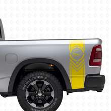 Metal Mulisha Style Rear Side Stripes Vinyl Decal Set for Pickup Trucks_5