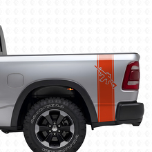AR-15 Rifle Rear Side Stripes Vinyl Decal Set for Trucks_4