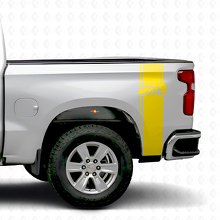 Z71 Punisher Skull Rear Side Stripes Vinyl Decals Kit for Chevy/GMC Pickup Truck_5