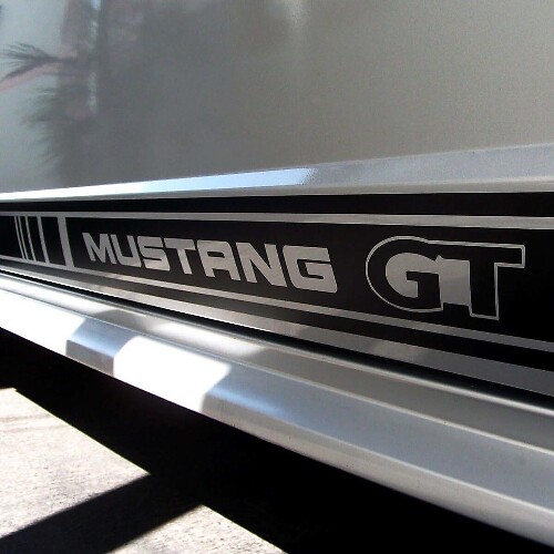 Musclecarmodel GT Lettering Side Stripes Vinyl Decal Kit for Musclecar Musclecarmodel 