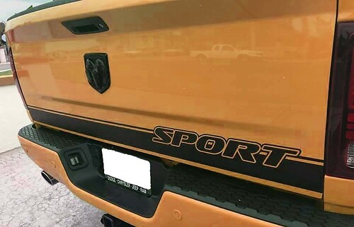 Ram 1500 Sport Tailgate Stripe Sticker Decal Hemi Dodge Truck 5.7 2009-2018
