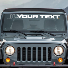Jeep Wrangler JLJLU Wrangler Windshield Banner Vinyl Sticker Decal
 2