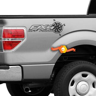 Ford F-150 FX4 Off-Road Truck f150 explorer Pair Decals Vinyl Decal f 150 outline