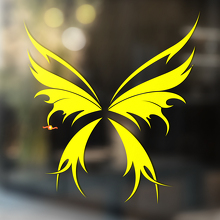 Fantasy Style Butterfly Universal Vinyl Decal Sticker_4